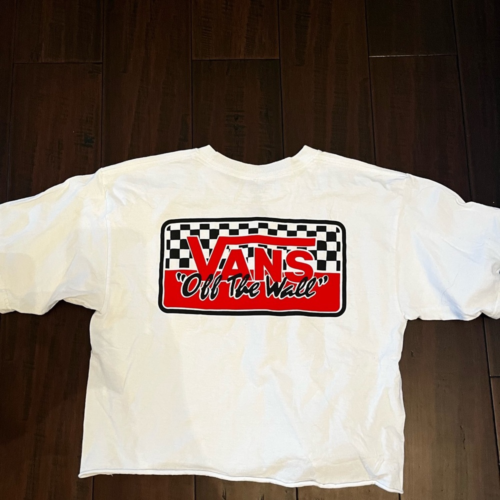 Vans cropped T-shirt size small